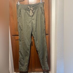 Prana olive green hemp pants